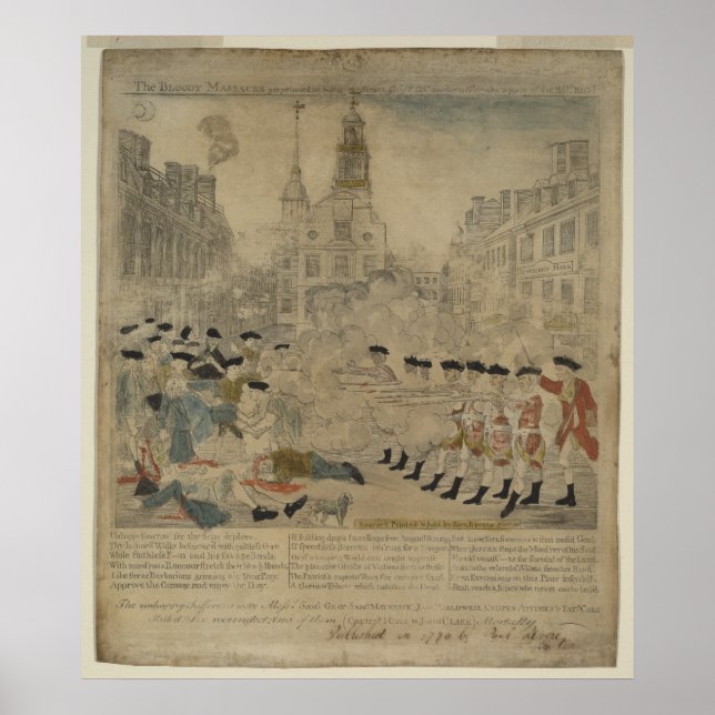 Poster Le massacre de Boston (Devant)