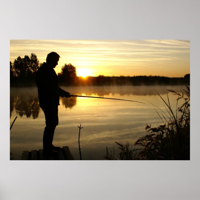 Poster Le matin du pêcheur (Devant)
