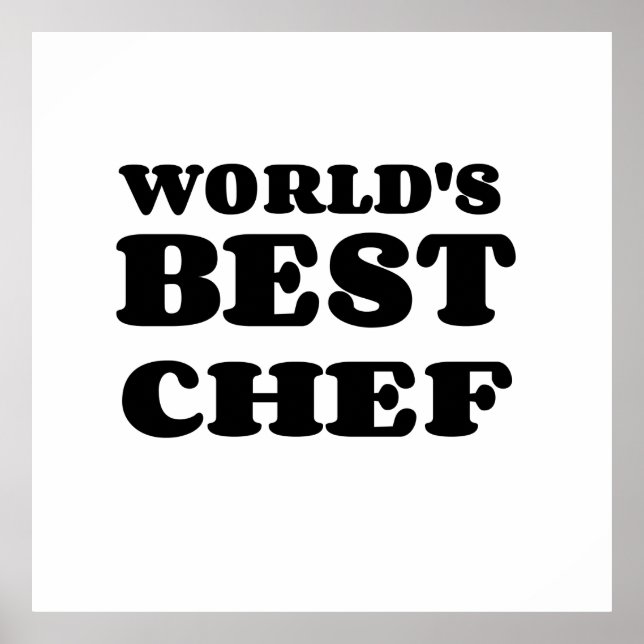 POSTER LE MEILLEUR CHEF DU MONDE (Devant)