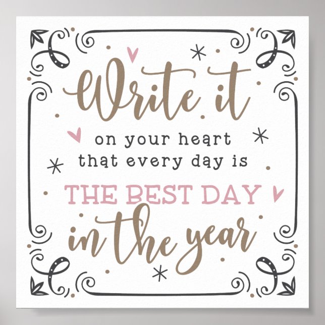 Poster Le meilleur jour (Devant)