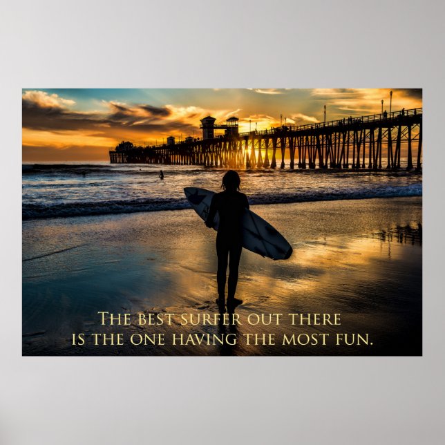 Poster Le meilleur surfeur (Devant)