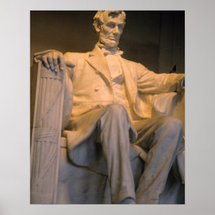 Poster Le mémorial Lincoln à Washington DC.