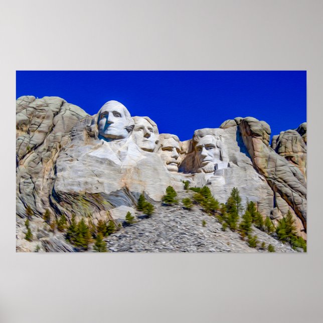 Poster Le Mémorial national du Mont Rushmore (Devant)