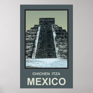 Poster Le Mexique Chichen Itza