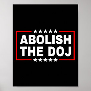 Poster Le Ministère De La Justice (doj) Pro Trump