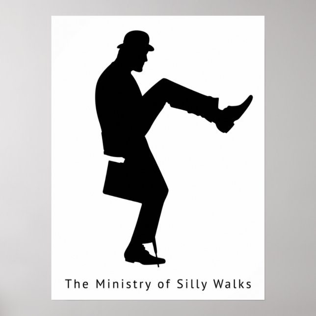 Poster Le Ministère de la Marche Silly (Devant)
