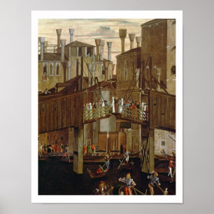 Poster Le miracle de la relique de la croix sainte,