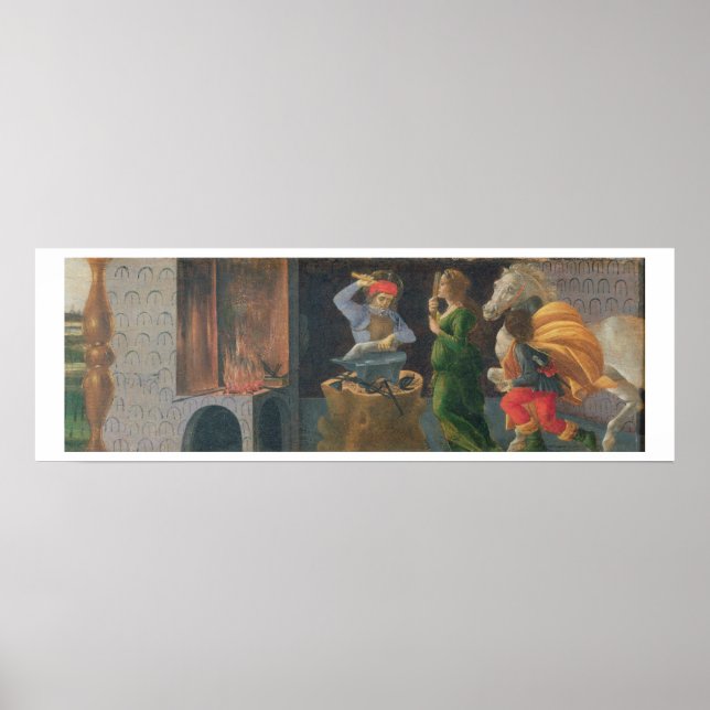 Poster Le Miracle de St. Eligius, panneau de prédella de (Devant)
