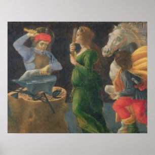 Poster Le Miracle de St. Eligius, panneau de prédella de