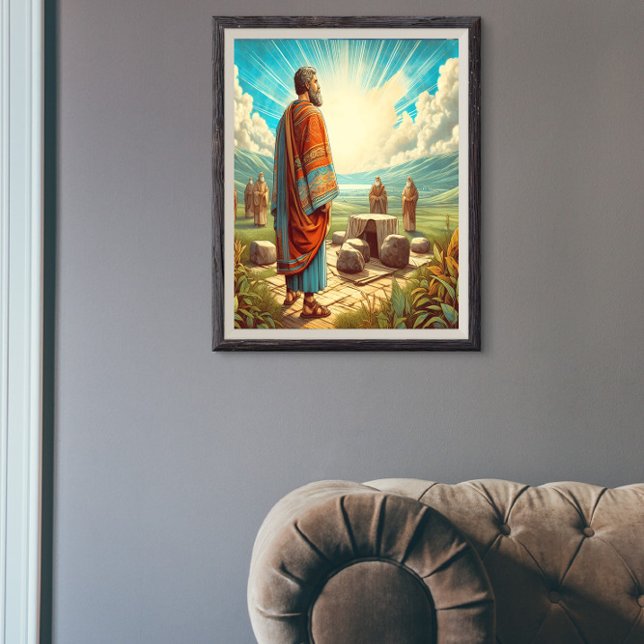 Poster Le moment de foi d’Abram : Genèse 15 (Créateur téléchargé)