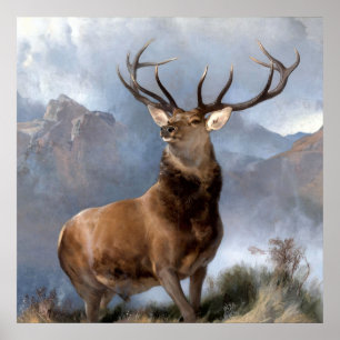 Poster Le monarque du verre par Sir Edwin Landseer