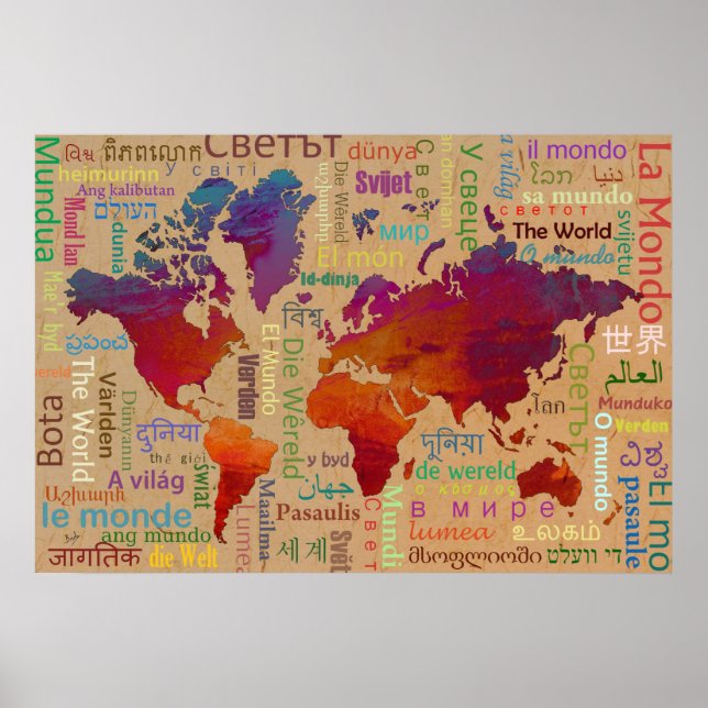 Poster Le monde (Devant)