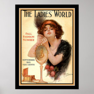 Poster "Le monde" 1913 des dames