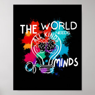 Poster Le Monde a Besoin de Toutes Sortes d'Esprits Sensi