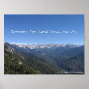 Poster Le monde a besoin de votre art