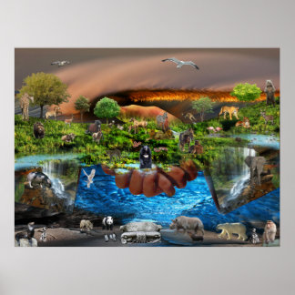 Poster Le Monde Entier Dans Nos Mains