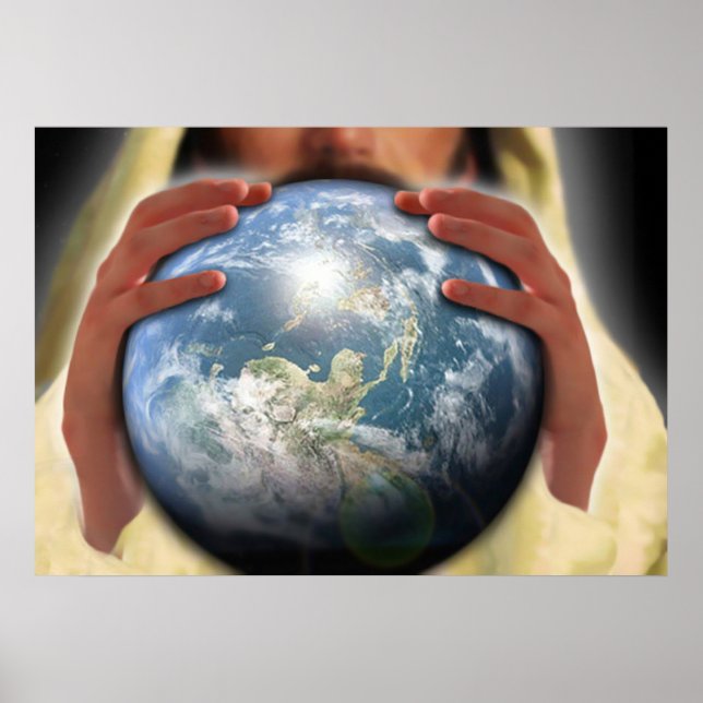 Poster Le monde entier dans ses mains (Devant)