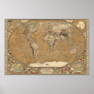 Poster Le monde - Livingstone