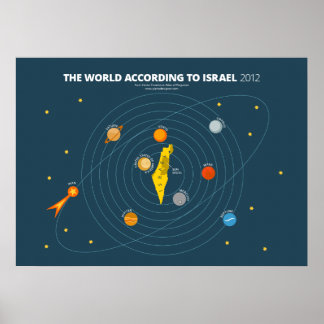 Poster Le monde selon Israël