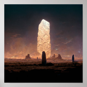 Poster Le Monolithe 4 Imaginaire Sci-Fi