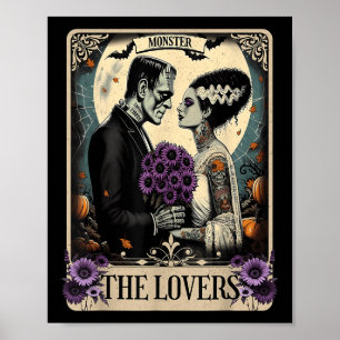 Poster Le Monster Frankenstein Et Marier Les Amateurs Tar