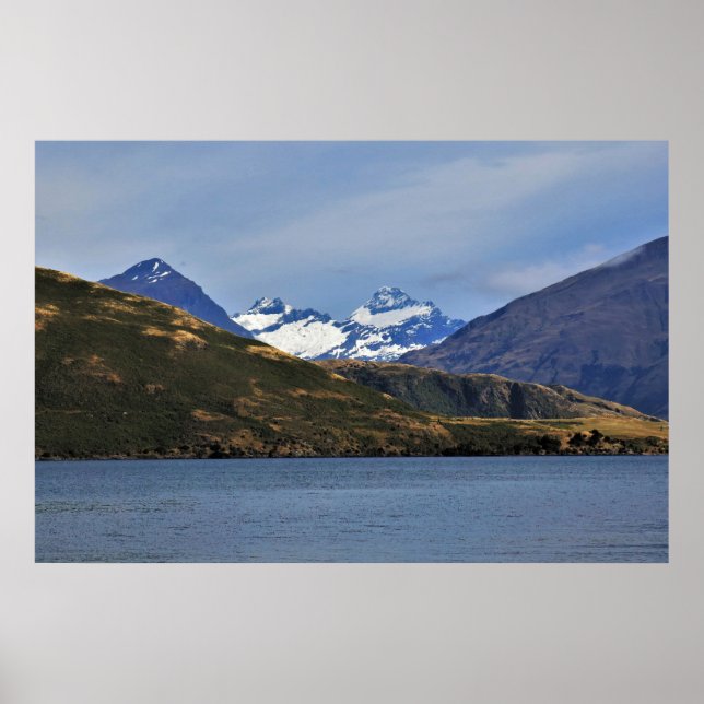 Poster Le mont Aspirant et le lac Wanaka (Devant)