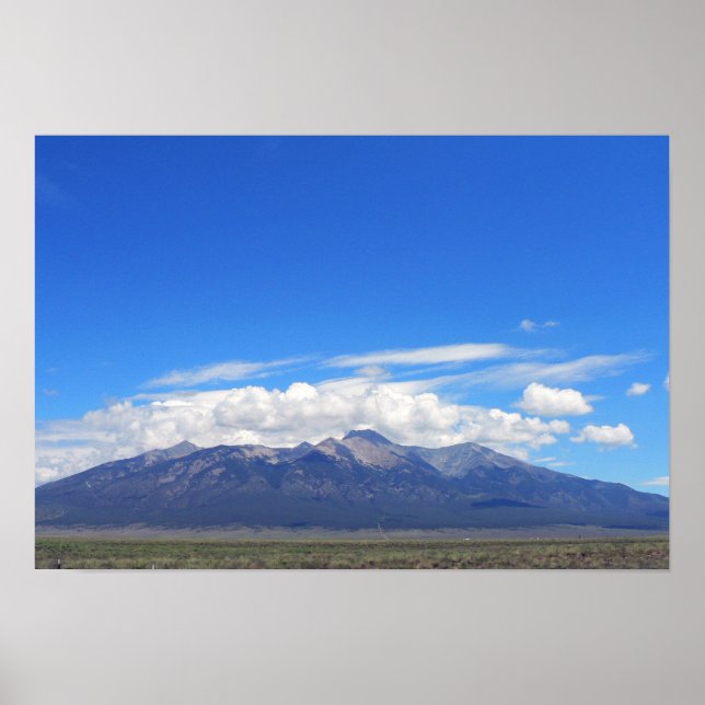 Poster Le mont Blanca, Colorado (Devant)
