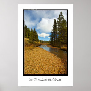 Poster Le mont Elbert, Leadville, le Colorado