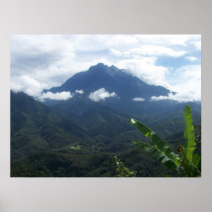 Poster Le mont Kinabalu