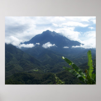 Poster Le mont Kinabalu