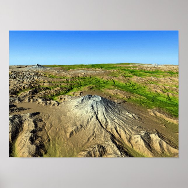 Poster Le mont Saint-Helens (Devant)