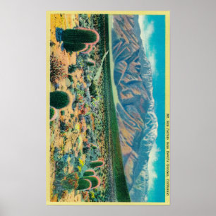 Poster Le mont San Jacinto du jardin du diable