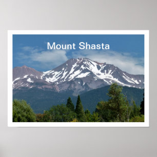 Poster Le mont Shasta Californie