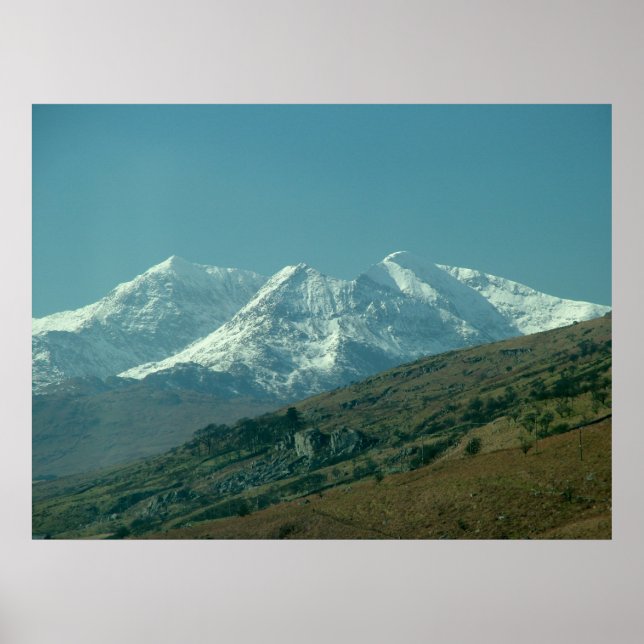 Poster Le mont Snowdon (Devant)