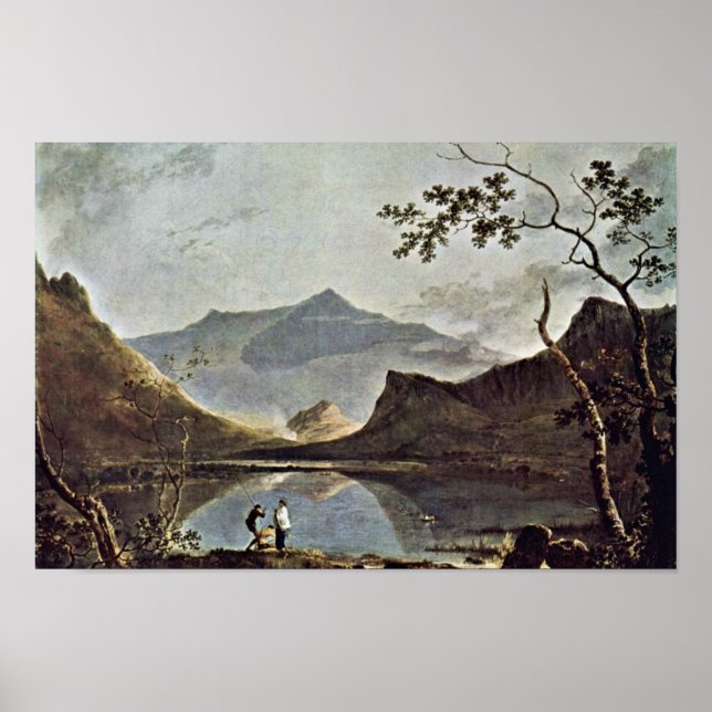Poster Le Mont Snowdon De Llyn Nantlle Vu Par Wilson Ric (Devant)