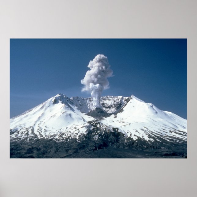 Poster Le Mont St. Helens (Devant)