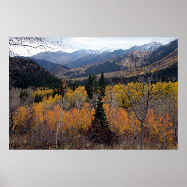 Poster Le mont Timpanogos, Utah (Devant)