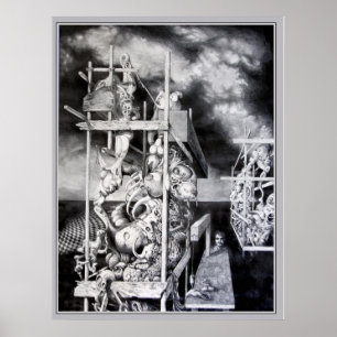 POSTER LE MONUMENT DE CTULHU
