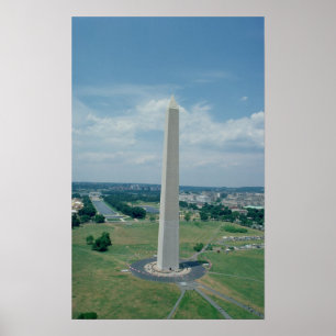 Poster Le monument de Washington, construit 1848-85