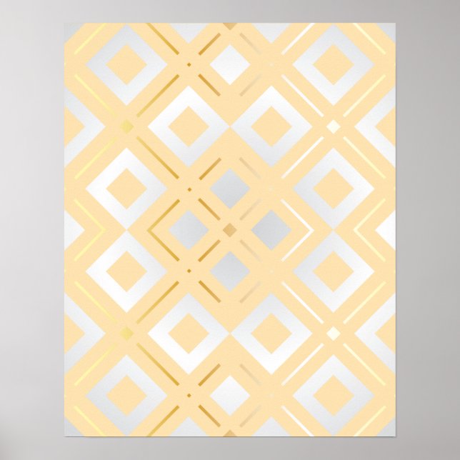 Poster Le Motif géométrique de Kamelia 8 (Devant)