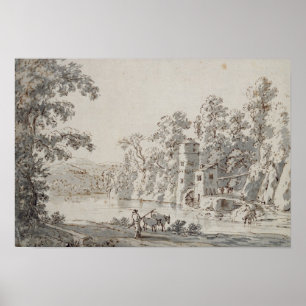 Poster Le moulin à eau de la Ford