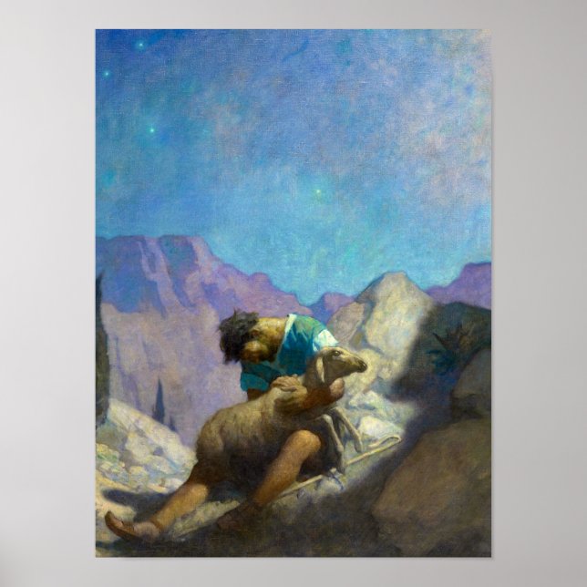 Poster Le mouton perdu, 1926 par Newell Convers Wyeth (Devant)