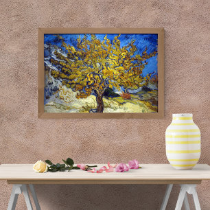 Poster Le Mulberry Tree par Vincent van Gogh
