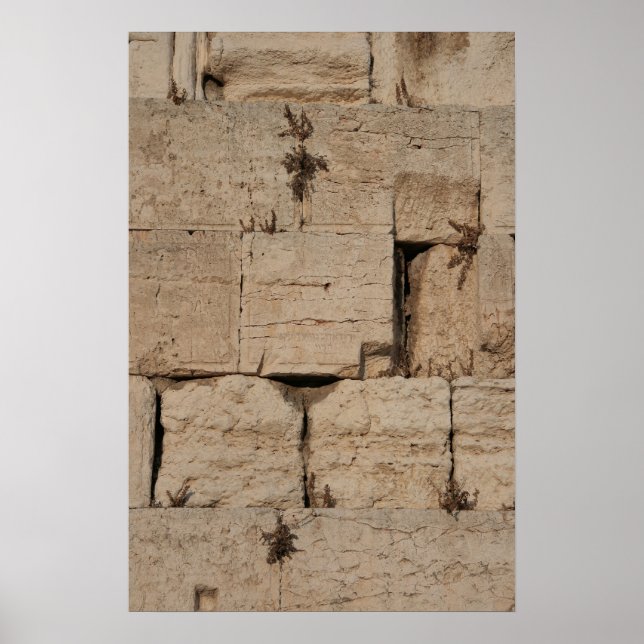 Poster Le Mur Occidental, Jérusalem (Devant)