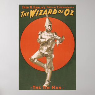 Poster Le musical de magicien d'Oz - l'homme de bidon