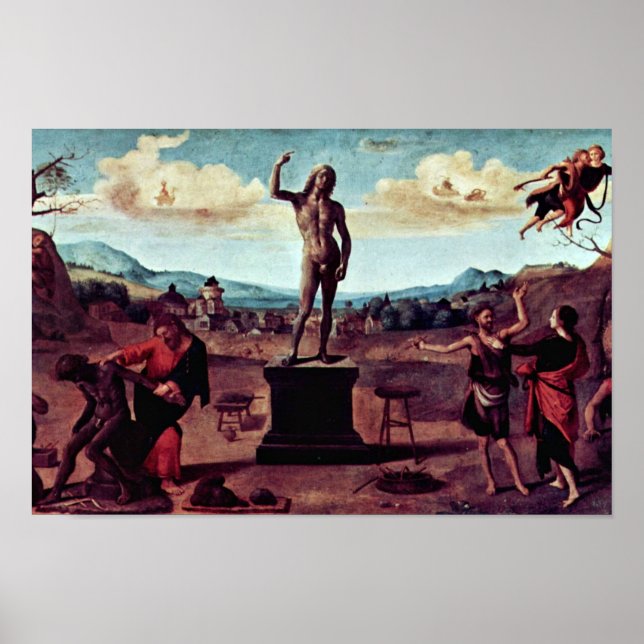 Poster Le Mythe De Prométhée Peinture Séquence De Cinq P (Devant)