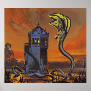 Poster Le Naga-Roi (litho de couleur)