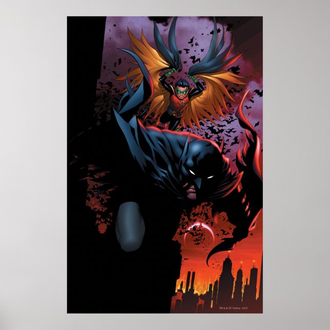 Poster Le New 52 - Batman et Robin #1 (Devant)