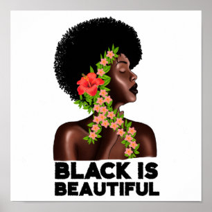 Poster Le noir est beau