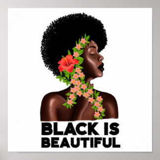 Poster Le noir est beau